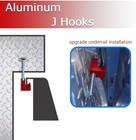 4 Pcs Truck Tool Box Mounting Kit Aluminum Pickup Rail Hooks Tie Downs Nuts