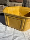 Vintage Cookson Pottery Yellow Hexagon Planter 8118 Mid Century Mcm 9    Bowl Usa