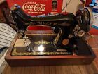 Singer Sewing Machine Model 99 With Bentwood Case  Key