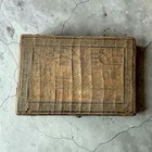 Antique Chinese Qing Scholar Document Box Woodblock Print