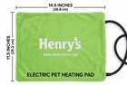 Electric Pet Heating Pad Waterproof Chew Proof Cord Heat Mat Dogs Cats 11 5x14 5