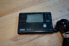  m  Korg Tm-60 Combo Tuner Metronome Black W  Clip-on Contact Mic
