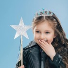 Lovelyshop Blue Gems Rhinestone Tiara For Little Kid Big Medium  Blue 
