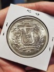 1952 Silver Dominican Republic Peso