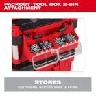 Milwaukee Packout Tool Box 2-bin Attachment