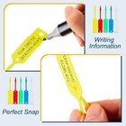 1000 Pieces Self Lock Arrow Id Key Tags Car Parts Tags Self Locking Key Label   