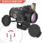 Tactical Vt Hd 3x 5x Gen Ii Prism Rifle Scope Bdc4 Reticle With M1 3 Moa Red Dot