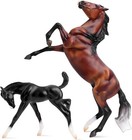 Breyer Wild And Free Mustangs 2022  1 12 Scale Stallion  Foal  Bay  Black  62227