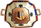 Early 1900s Hand-painted Nippon Egyptian Revival Two-handled Bowl - Near Mint
