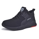 Suystex Mens  Indestructible Safety Work Shoes Steel Toe Breathable Work Boots