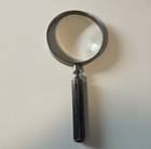 Antique Vtg B   L o  Co Bausch   Lomb Co  Magnifying Glass Metal W Wood Handle
