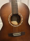 Art   Lutherie Folk Cedar Antique Burst Qi Acoustic-electric Guitar W  Case