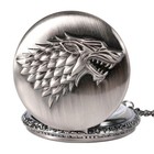 Antique Steampunk Full Hunter Vintage Quartz Pocket Watch Chain For Women Men