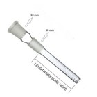 Classic Cut Glass On Glass Downstem 18 8mm X 18 8mm 3  - 6  Free Shipping To Usa
