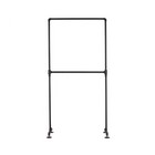 Industrial Pipe Double Row Clothing Rack By William Robert s Vintage