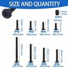 Crib Screws Hardware Replacement Kit  32set Baby Bed Frame Bolts  barrel Nuts Se
