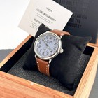 Shinola Runwell 41mm Slate Blue Dial With Leather Strap Men s Quartz Watch