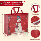 12 Pack 20  Extra Large Christmas Gift Bags  Reusable Jumbo Christmas Tote Bags