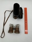Vintage Le Jockey Club Paris Opera Glasses Binoculars Leather Case- France Works