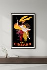 Italian Asti Cinzano Poster      - Retro 1970s Vintage Design - Hi-res    - 200 Gsm