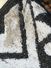 Discounted stain No Returns Warrior Eagle Mexican Poncho Gaban Black White C15