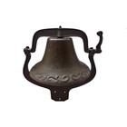 Large Antique vintage Style Cast Iron Swing Arm Train Steam Locomotive Yoke Bell