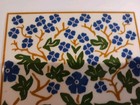 Besheer Art Tile Ceramic Trivet Wall Art Inspired By Victorian Designs 6   6  Euc