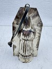 Vintage Metal Chocolate Mold St  Nicholas Santa Claus Hanging Tin Antique