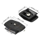 Tripod Quick Release Plate Camera Tripod Adapter Mount 44mm