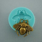 Bee Flexible Silicone Mold  For Crafts jewelry resin polymer Clay 