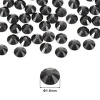 1440 Pcs Hotfix Flatback Crystal Glass Gems  ss4 1 6mm  Mineral Black 