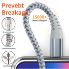 6 10ft Usb To Type-c Charger Cable Pd Fast Charging Cord For Iphone 14 13 12 11