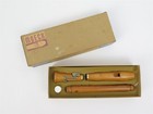 Vintage Moeck Tuju Wood Recorder Flute 3-piece Made In Germany In Original Box