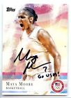 Maya Moore Signed Autographed 2012 Topps Olympic Team Auto  60