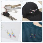 520 Pack Safety Pins  Assorted Size Bulk Silver Sewing Pins  Small   Large He