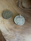 1800   s Love Token Initial Jds Bird Engraved  Silver Coin Us 1882