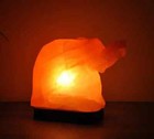 Himalayan Pink Salt Elephant Shape Lamp  Dimmer Switch  Ionizer Lamp  8 Inch