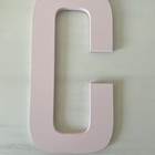 Monogram Initial C New Pottery Barn Kids Modern Letter 15    Blush Pink