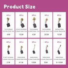 40 Pcs Electric Motor Carbon Brushes 10 Models Graphite Replacement Set