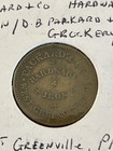 Antique Civil War Store Card Token Packard Hardware Db Packard Crockery W Greenv