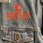 Jon Bon Jovi  Fan Club  bounce Tour Backstage  Denim Jean Trucker Jacket Xl
