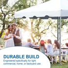 Commercial Frame Tent 20x30 White Pvc Vinyl Canopy Waterproof Event Party Gazebo