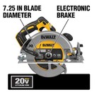 20v Max Xr Cordless Brushless 7-1 4 In  Circular Saw  tool Only 