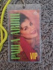 Paula Abdul Vintage 1990 Vip Pass Lanyard Mint All Original Double Sided