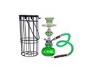 Hookah 1 Hose Connection Smoking Nargila Glass Water Pipe Complete Narghila Set