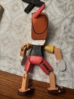Disney - Vintage Pinocchio Marionette Puppet Hand Carved Hand Painted