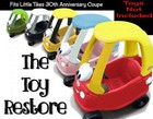 Toy Restore Replacement Stickers Fits 30th Little Tikes Cozy Coupe Car Eyes