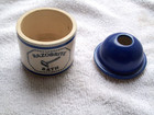 Vintage Razobrite Bath Safety Razor Cleaning Ceramic Crock
