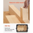 Uimoso Pilates Box For Reformer Pilates Equipment Accessory For Exercises Black