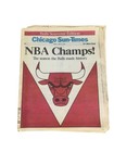 Michael Jordan Chicago Bulls Championship Newspaper Lot 1991 1993 1996 Vintage